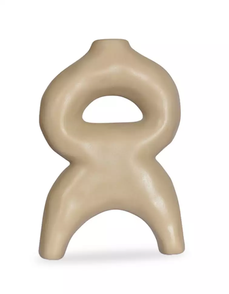 Vase ceramic Nomade beige