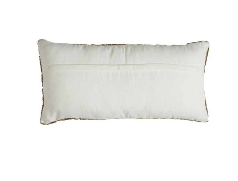 Coussin 60x30 cm SJORS vert-blanc