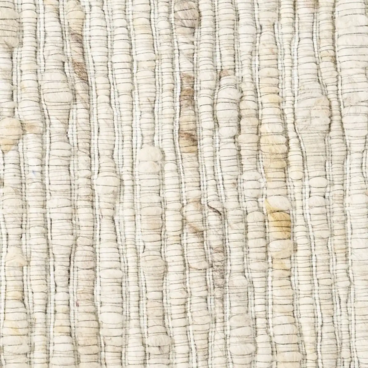 Tapis tissé à la main en laine – 290x390 cm – Coloris ivoire